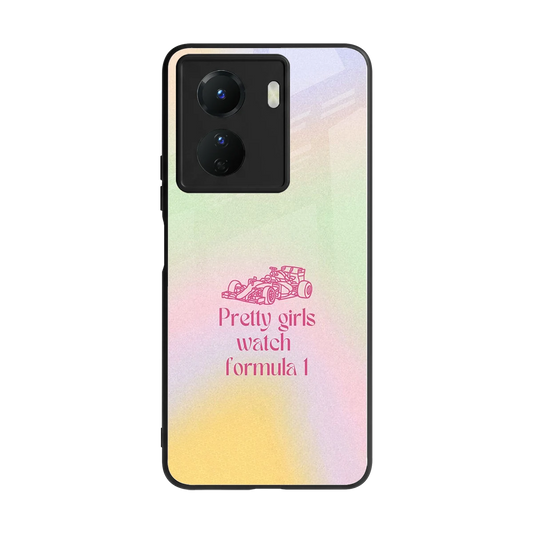 Race Chic back phone cover | glass case for vivo y16
