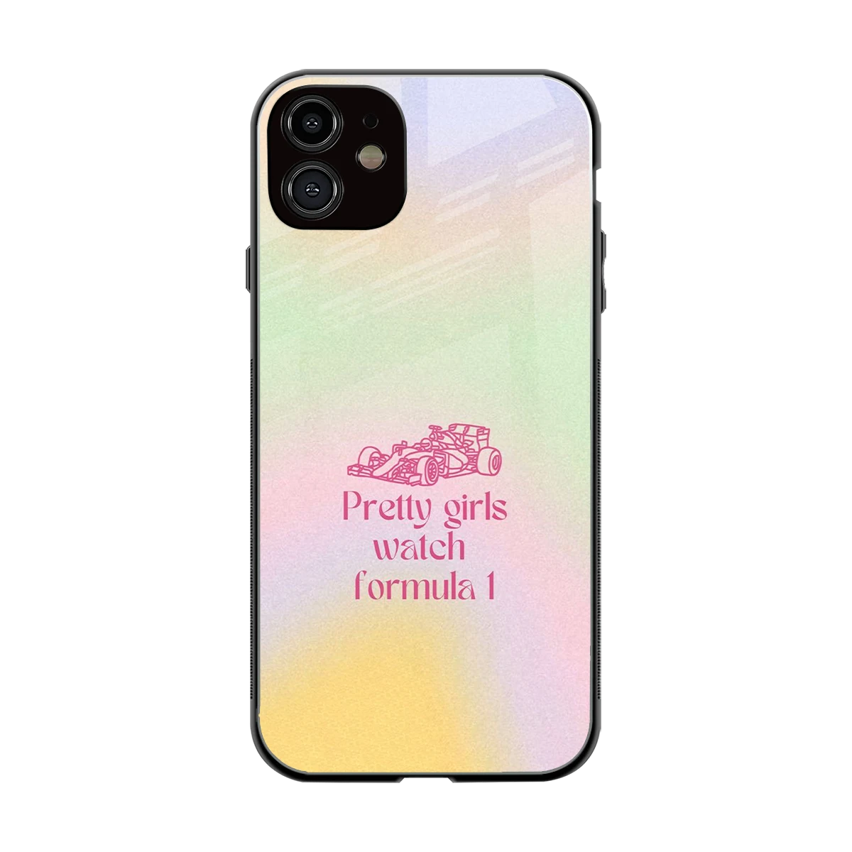 Race Chic back phone cover | glass case for iphone 12