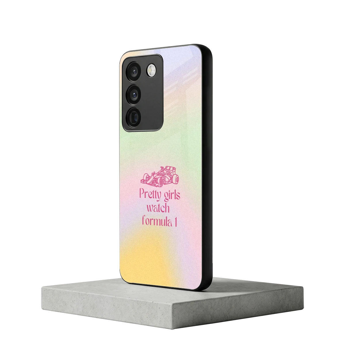 Race Chic vivo y200 5g mobile cover | shockproof glass phone case