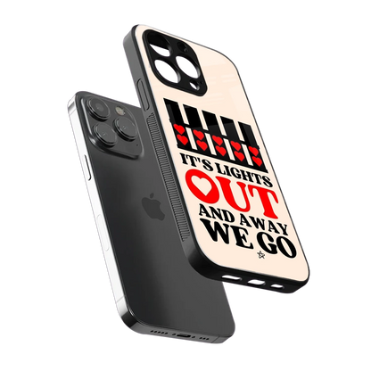 Racer Spirit sleek iphone 12 pro max cover with tempered glass back and TPU edges