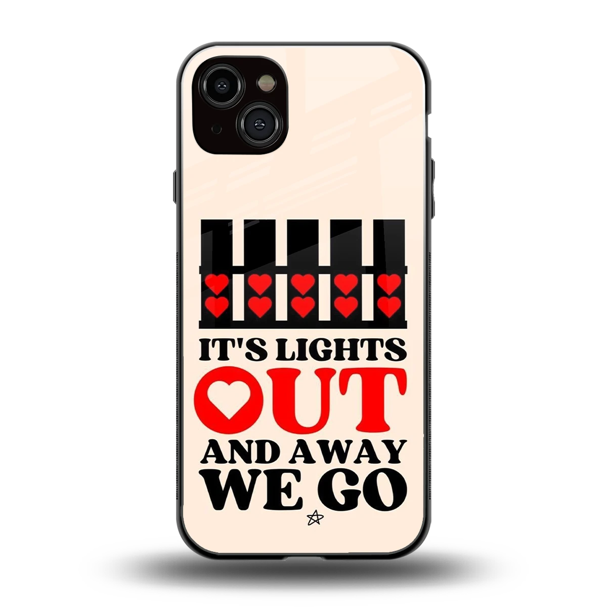 Racer Spirit back phone cover | glass case for iphone 14 plus