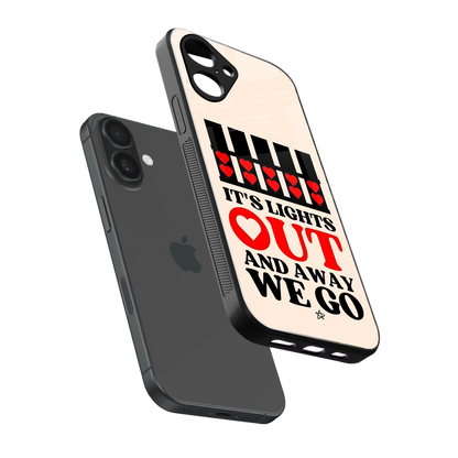 Racer Spirit sleek iPhone 16 cover with tempered glass back and TPU edges