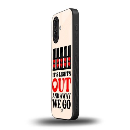 Racer Spirit iphone 17 mobile cover | shockproof glass phone case