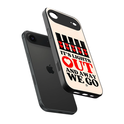 Racer Spirit sleek iphone air cover with tempered glass back and TPU edges