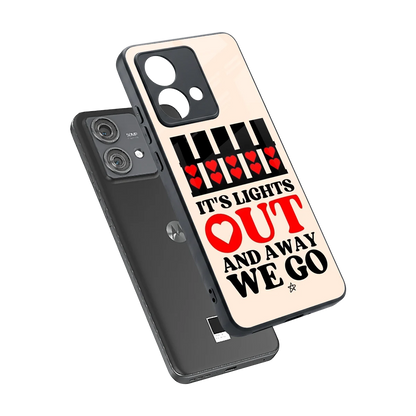 Racer Spirit sleek motorola edge 40 neo 5g cover with tempered glass back and TPU edges