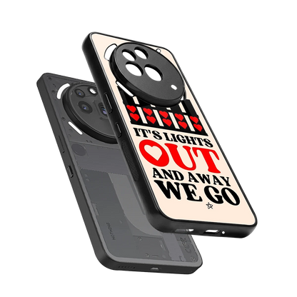 Racer Spirit sleek nothing phone 3a pro cover with tempered glass back and TPU edges