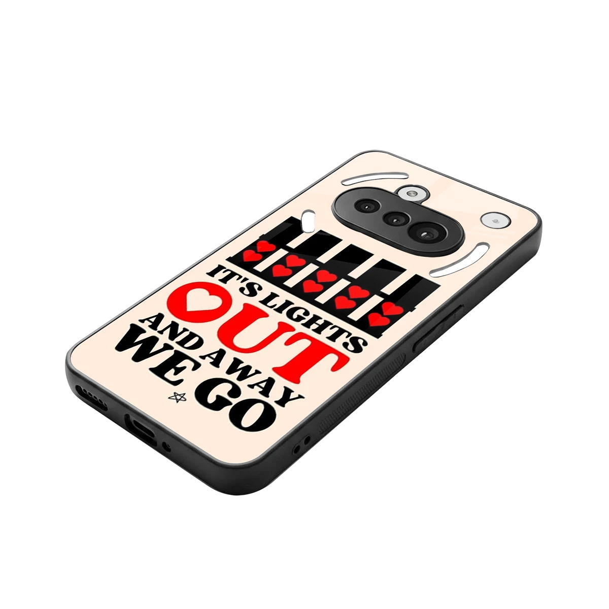 Racer Spirit stylish phone case for nothing phone 3a | glossy glass and slim fit