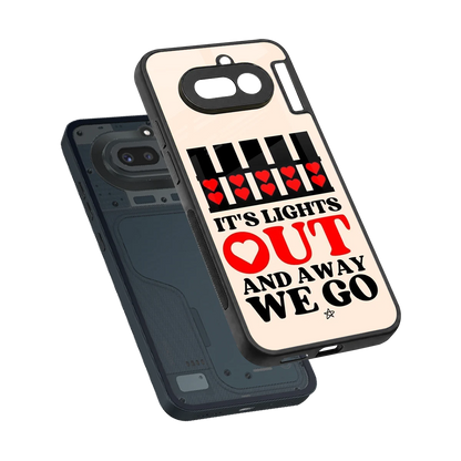 Racer Spirit sleek nothing phone 4a cover with tempered glass back and TPU edges