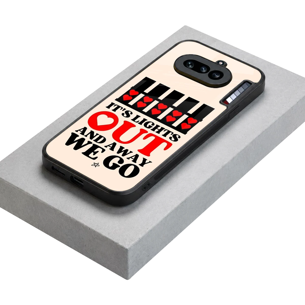 Racer Spirit stylish phone case for nothing phone 4a | glossy glass and slim fit