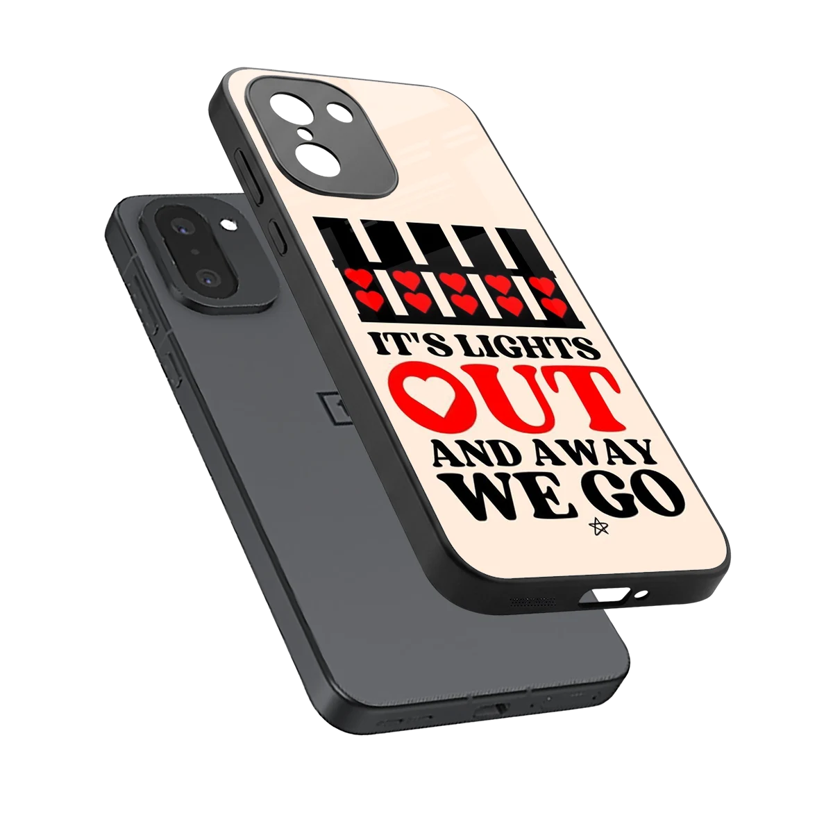 Racer Spirit sleek oneplus 15r cover with tempered glass back and TPU edges