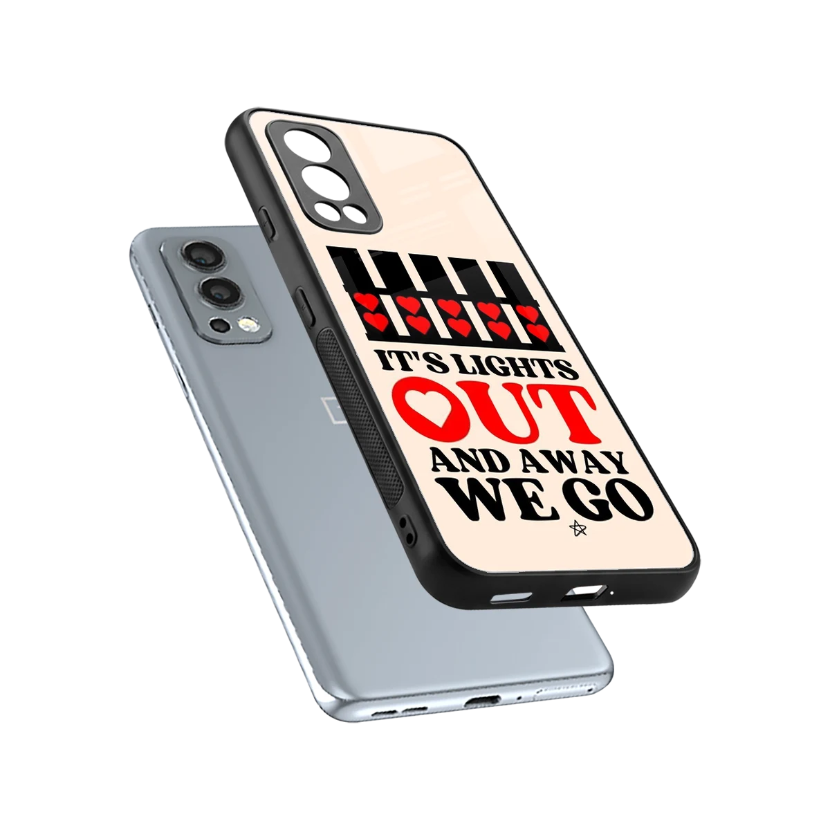 Racer Spirit sleek oneplus nord 2 cover with tempered glass back and TPU edges