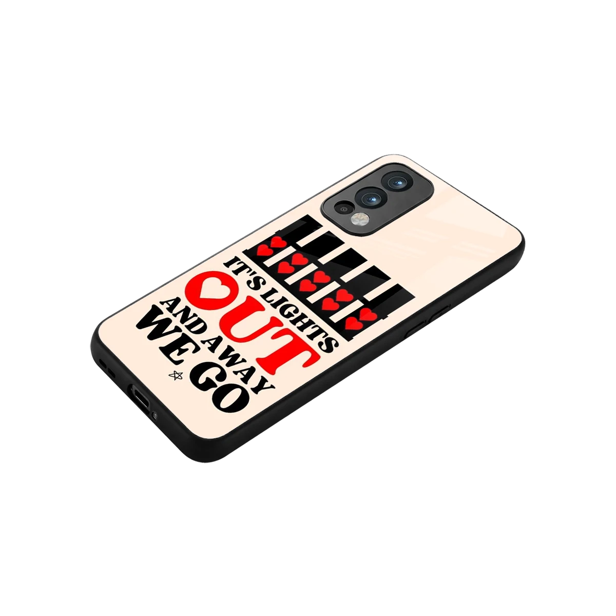 Racer Spirit stylish phone case for oneplus nord 2 | glossy glass and slim fit