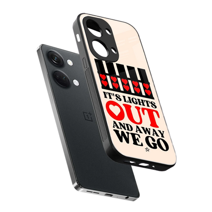 Racer Spirit sleek oneplus nord 3 cover with tempered glass back and TPU edges