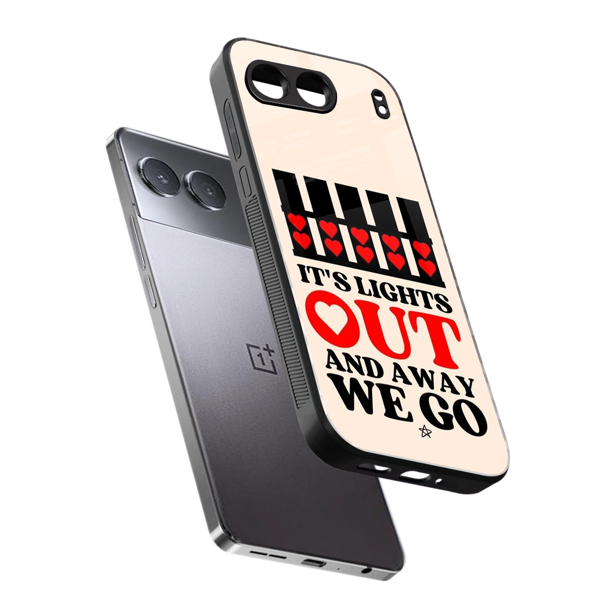 Racer Spirit sleek oneplus nord 4 cover with tempered glass back and TPU edges