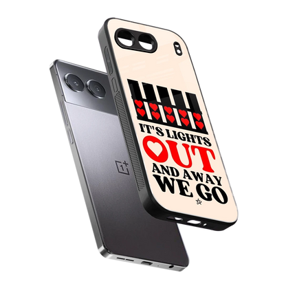 Racer Spirit sleek oneplus nord 4 cover with tempered glass back and TPU edges