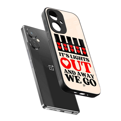 Racer Spirit sleek oneplus nord ce 3 cover with tempered glass back and TPU edges