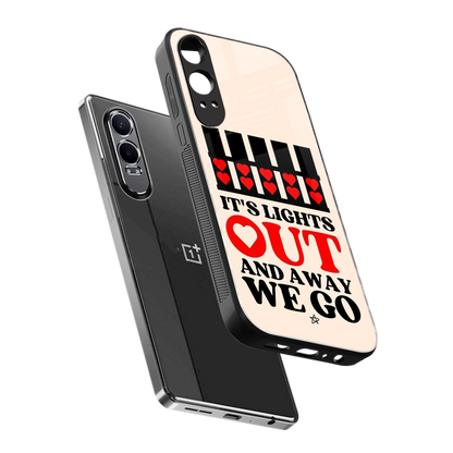 Racer Spirit sleek oneplus nord ce 4 lite cover with tempered glass back and TPU edges