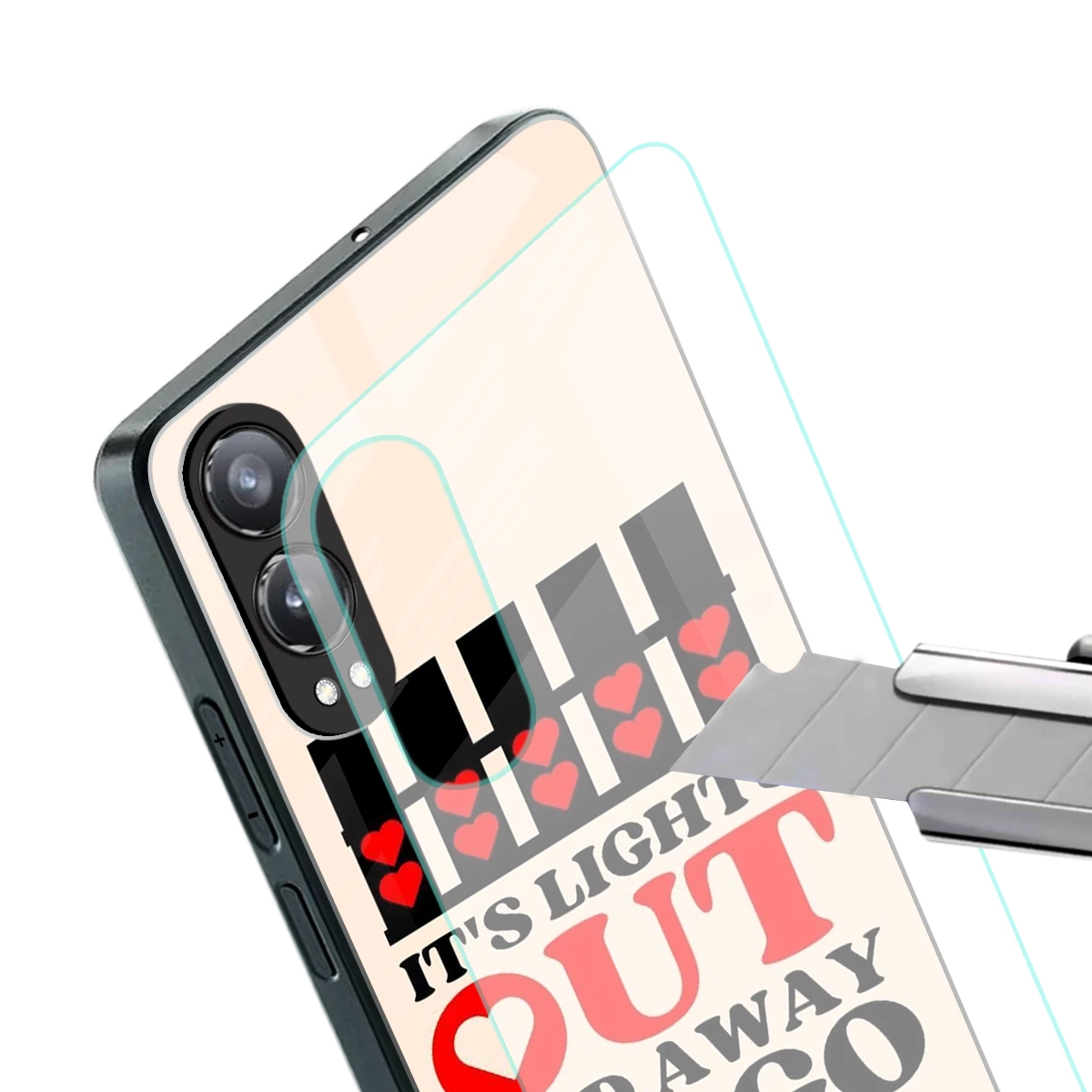 Racer Spirit stylish phone case for oneplus nord ce 4 lite | glossy glass and slim fit