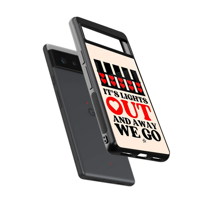 Racer Spirit sleek google pixel 6a cover with tempered glass back and TPU edges