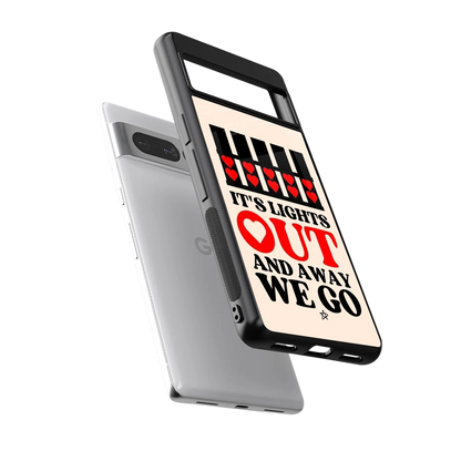 Racer Spirit sleek google pixel 7 pro cover with tempered glass back and TPU edges