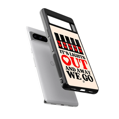 Racer Spirit sleek google pixel 8 pro cover with tempered glass back and TPU edges