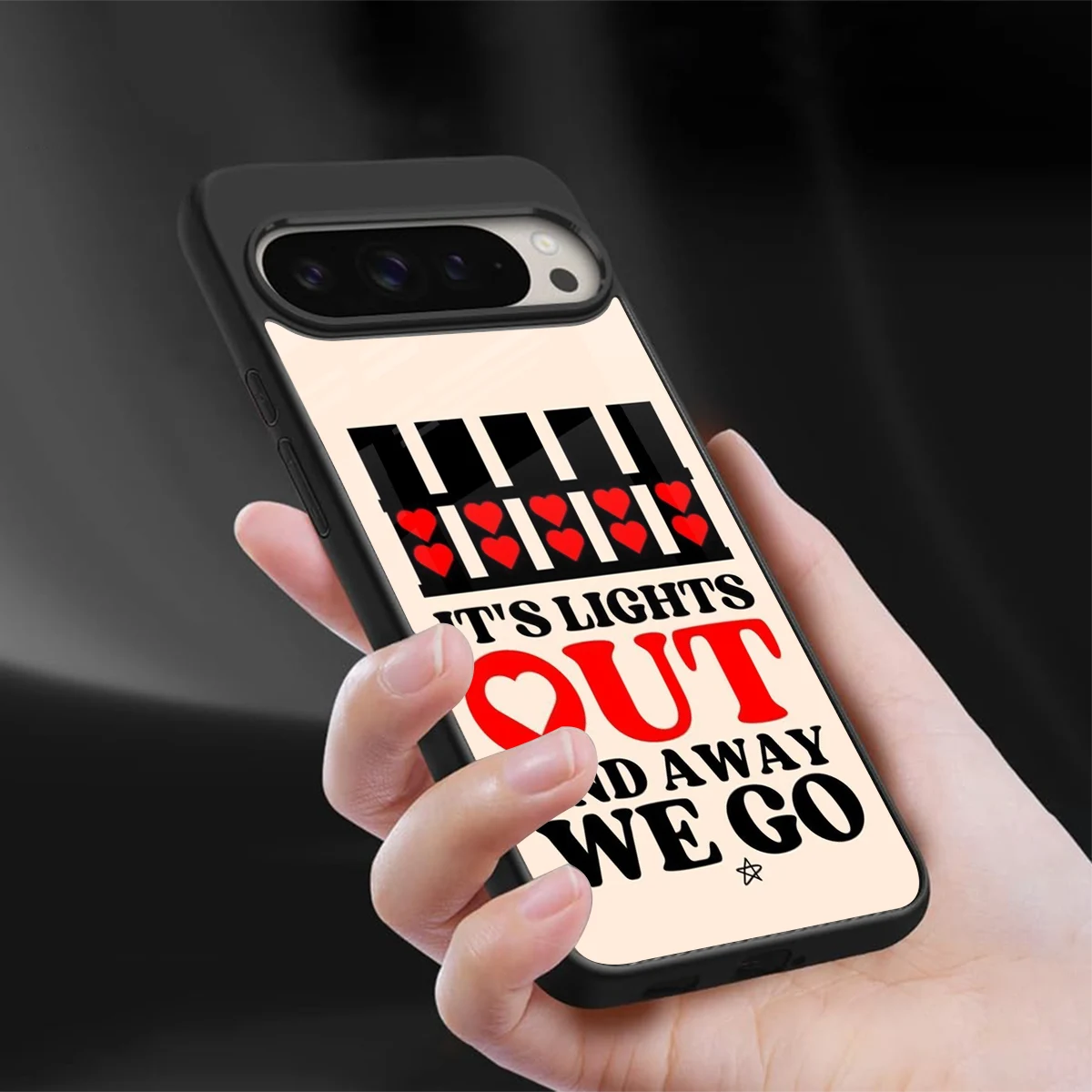 Racer Spirit sleek google pixel 9 pro cover with tempered glass back and TPU edges