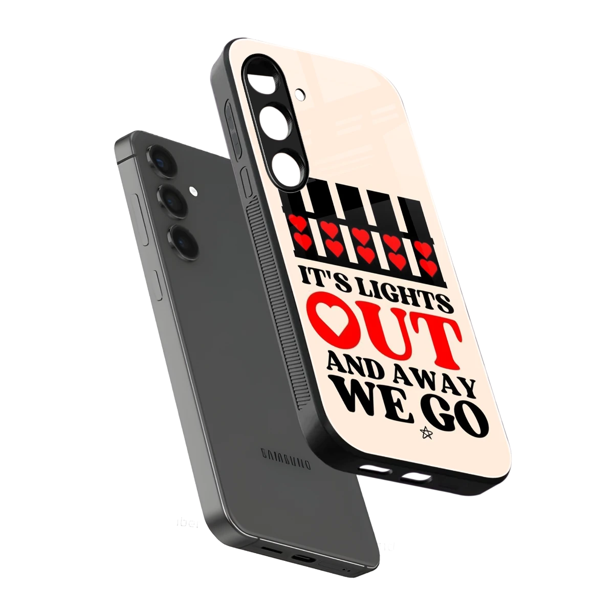 Racer Spirit sleek samsung galaxy s24 plus cover with tempered glass back and TPU edges