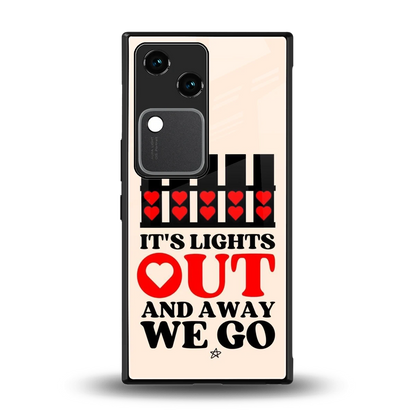 Racer Spirit back phone cover | glass case for vivo v30
