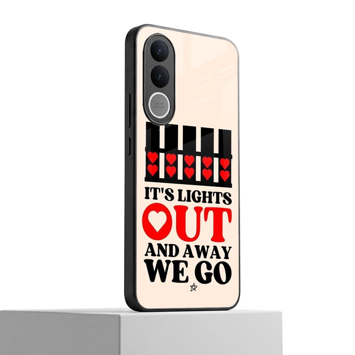 Racer Spirit vivo v70 fe mobile cover | shockproof glass phone case