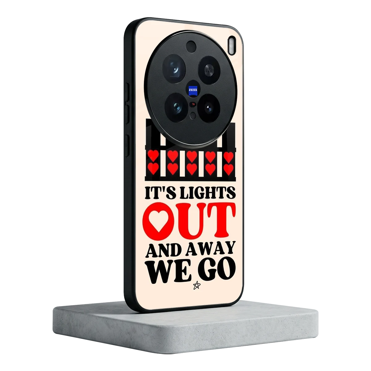 Racer Spirit vivo x200 pro mobile cover | shockproof glass phone case