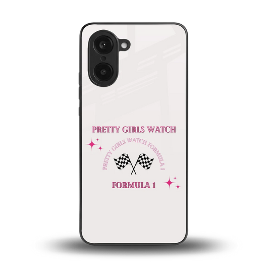 Racing Babe back phone cover | glass case for oneplus nord ce5 5g