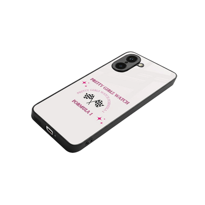 Racing Babe stylish phone case for oneplus nord ce5 5g | glossy glass and slim fit