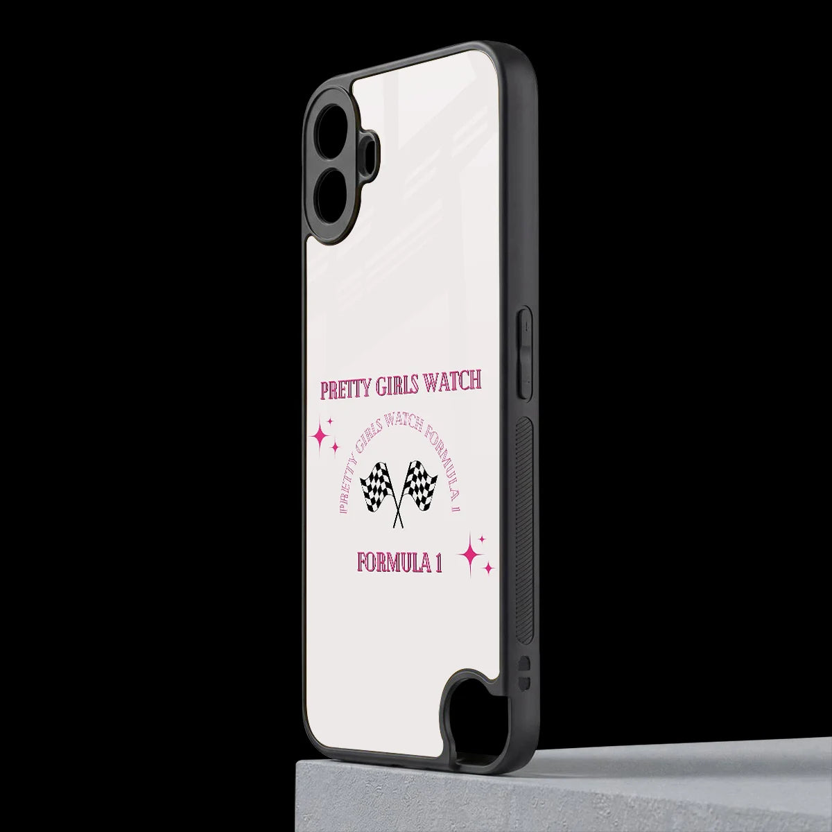 Racing Babe cmf nothing phone 1 mobile cover | shockproof glass phone case