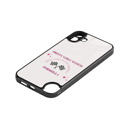 Racing Babe stylish phone case for cmf nothing phone 1 | glossy glass and slim fit