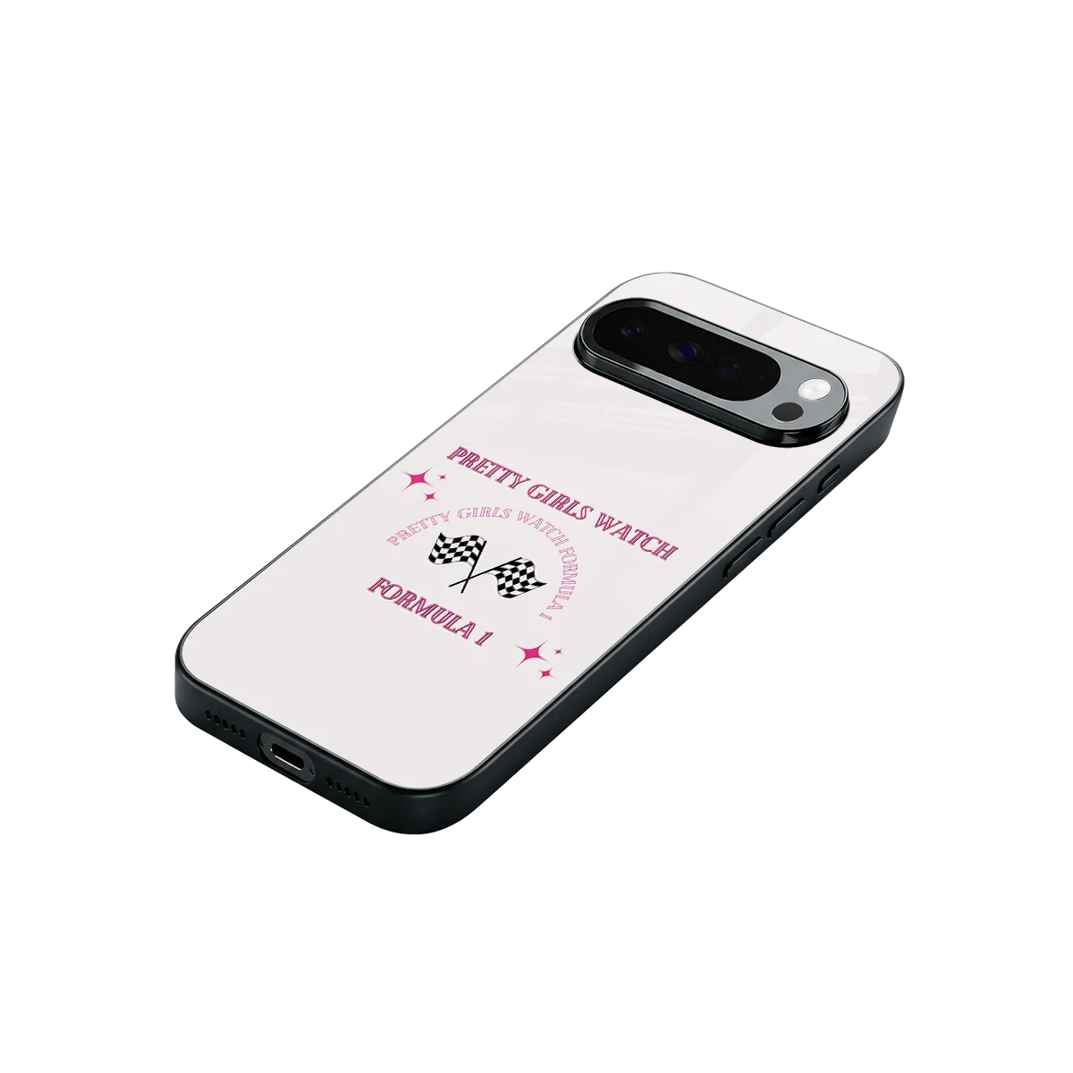 Racing Babe stylish phone case for google pixel 10 pro xl | glossy glass and slim fit