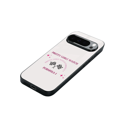 Racing Babe stylish phone case for google pixel 10 pro xl | glossy glass and slim fit