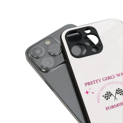 Racing Babe stylish phone case for iphone 15 pro max | glossy glass and slim fit