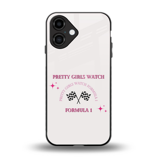 Racing Babe Phone Case for Iphone 16 | Glass Case