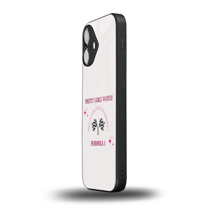 Racing Babe Phone Case for Iphone 16 | Glass Case