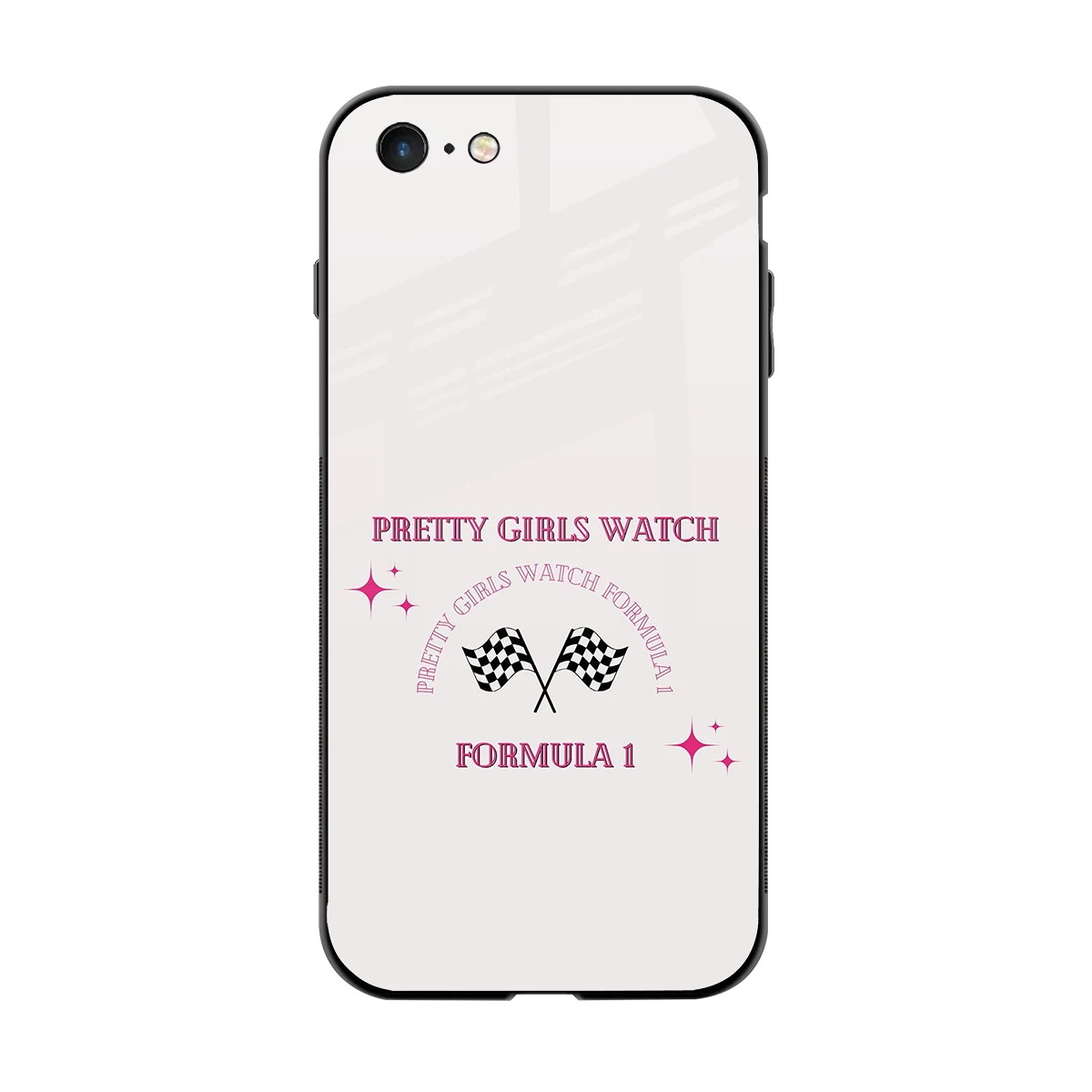 Racing Babe back phone cover | glass case for iphone 6s plus
