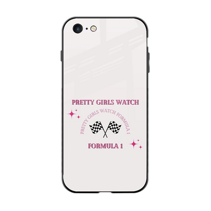 Racing Babe back phone cover | glass case for iphone 6s plus