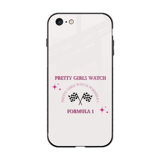 Racing Babe back phone cover | glass case for iphone 6s
