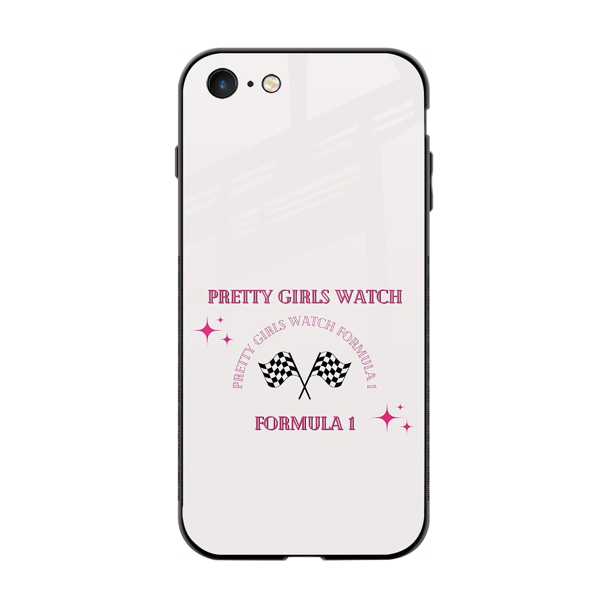 Racing Babe back phone cover | glass case for iphone 7