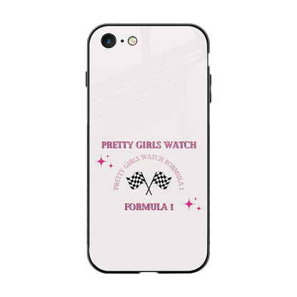 Racing Babe back phone cover | glass case for iphone 7