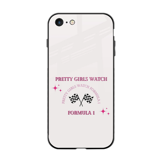 Racing Babe back phone cover | glass case for iphone 7