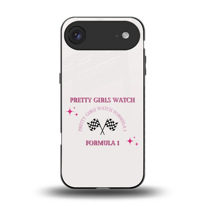 Racing Babe back phone cover | glass case for iphone air