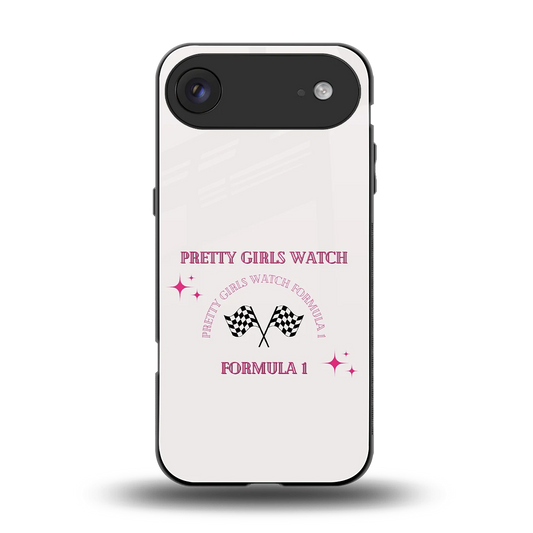 Racing Babe back phone cover | glass case for iphone air