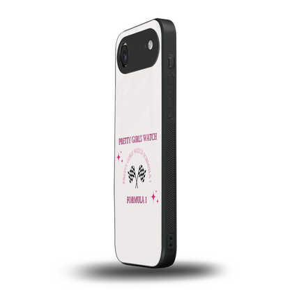 Racing Babe iphone air mobile cover | shockproof glass phone case