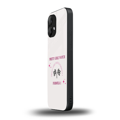 Racing Babe nothing phone 2 mobile cover | shockproof glass phone case