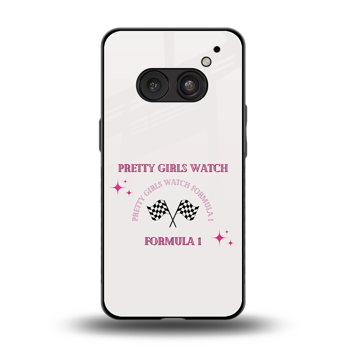 Racing Babe back phone cover | glass case for nothing phone 2a